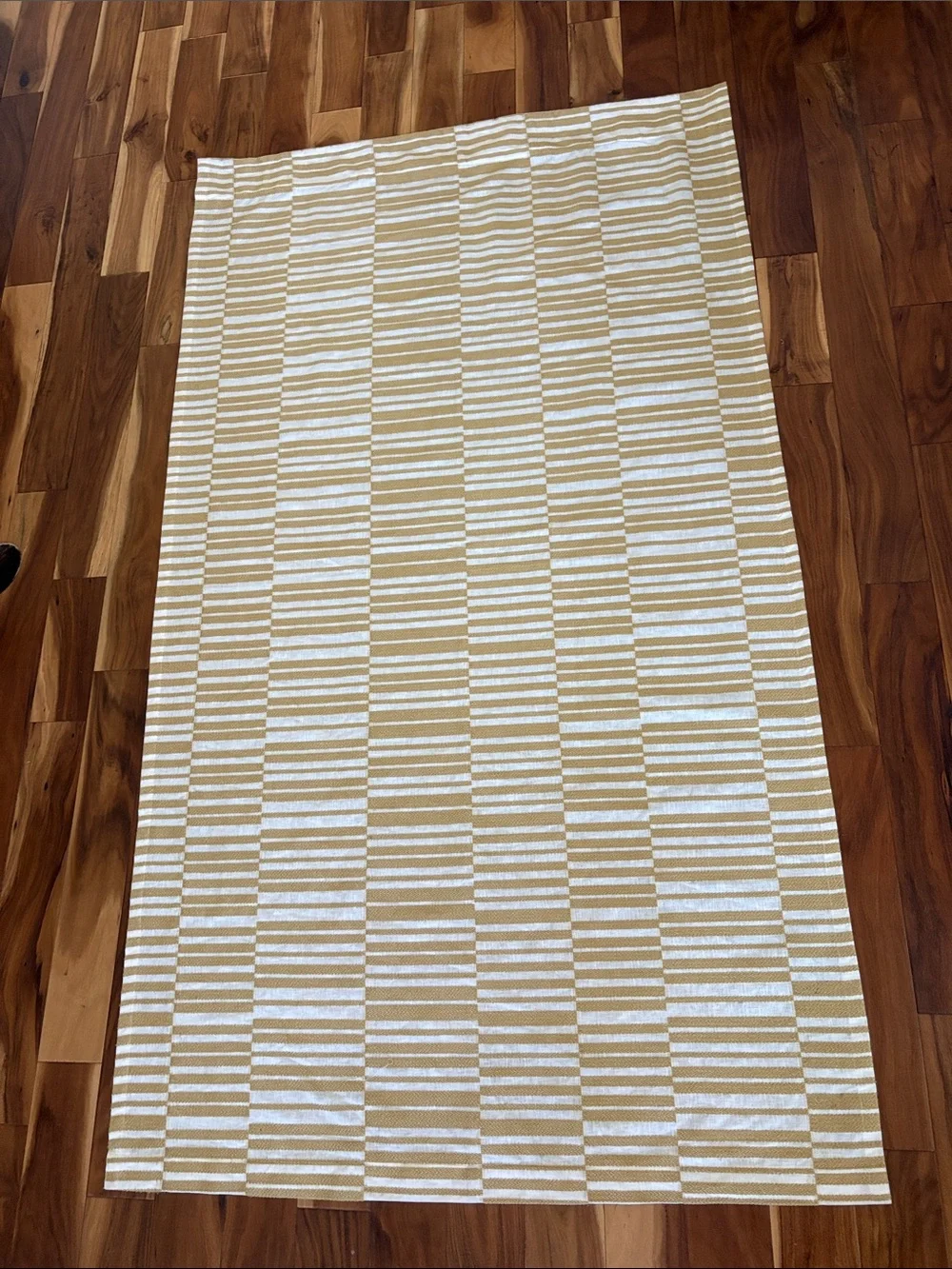West Elm Textured Stripe Curtain Panel 48” x 84”